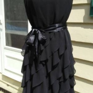 Ladies black dress Floral